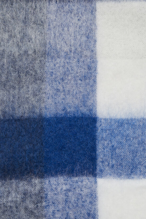 (image for) First-Class Mohair checked scarf